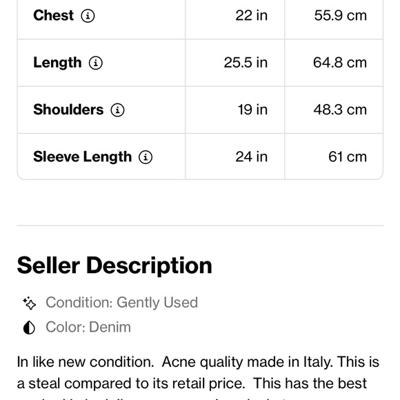 Acne Studios relaxed Jean jacket - Picture 4 of 4